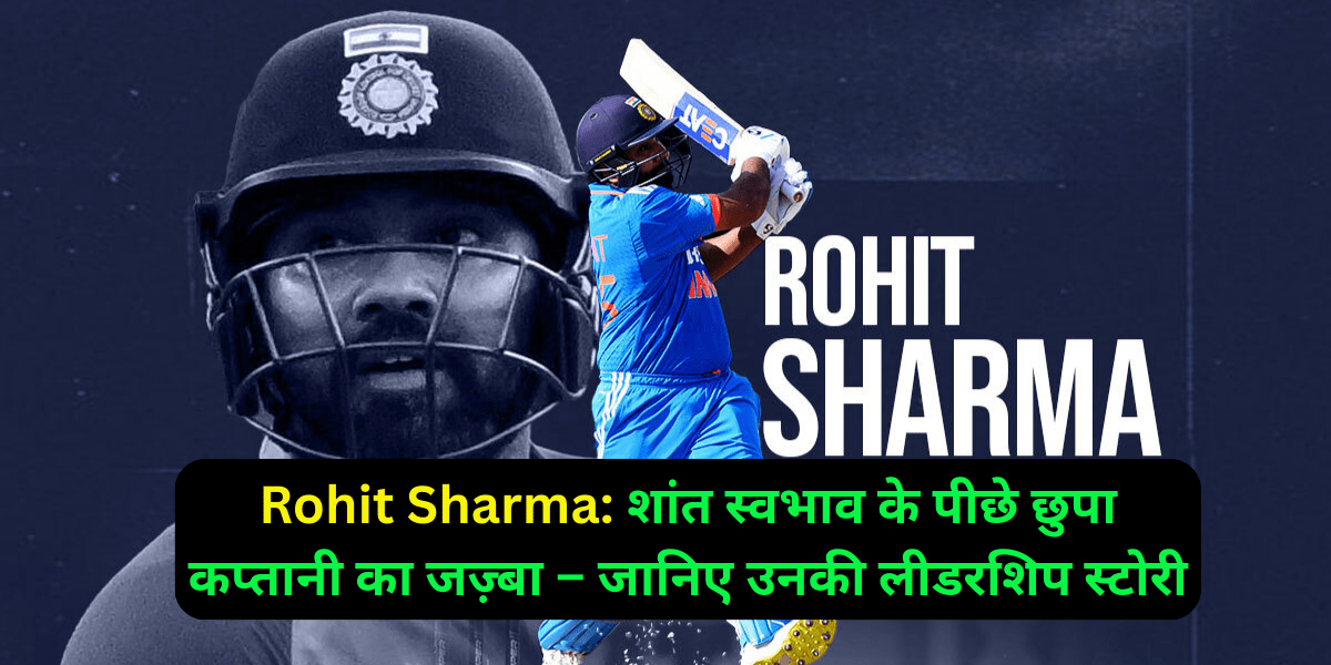Rohit Sharma: शांत स्वभाव के पीछे छुपा कप्तानी का जज़्बा – जानिए उनकी लीडरशिप स्टोरी