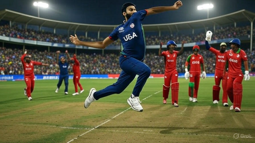 🌟 United States vs Oman Harmeet Singh की शानदार गेंदबाजी से USA की जीत