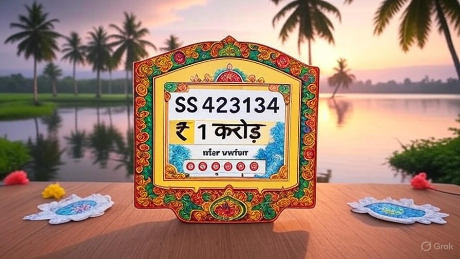 🏆 Kerala Lottery Result Today 3PM: ₹1 करोड़ विजेता का टिकट नंबर SS 423134